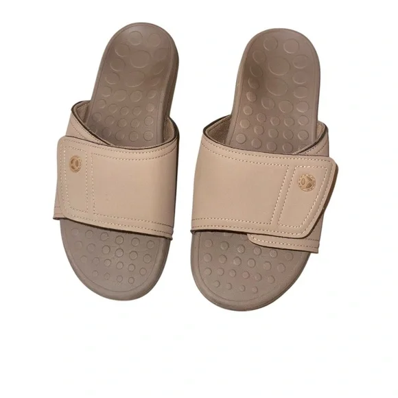 VIONIC ORTHOTIC Kiwi Motion control tan sandals men’s shoes size 8 women’s 10 - Picture 5 of 13